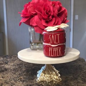 COPY - COPY - COPY - New Rae Dunn Red Stacked Salt & Pepper